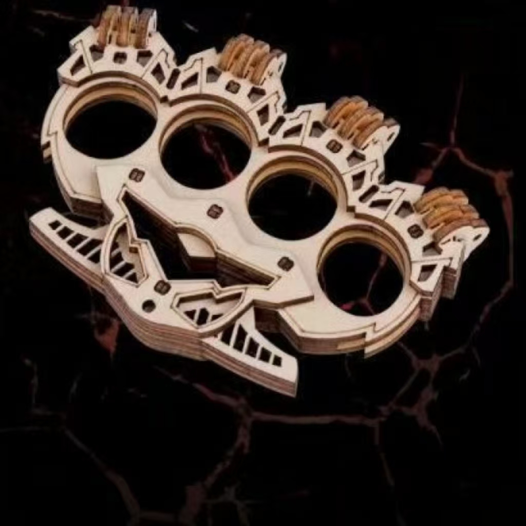 Manchons en bois et laiton