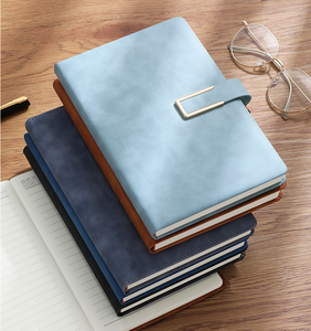 Promoción al por mayor, cuaderno de impresión personalizado de oficina de negocios de alta calidad, cuadernos diarios de tapa dura A5 personalizados de cuero PU - Product Image 1