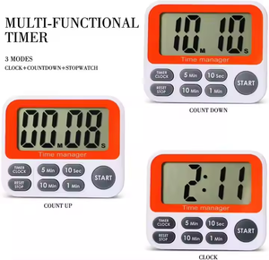 Schermo magnetico grande Display LCD Timer di cottura Timer con sveglia ad alto volume orologio conto alla rovescia - Product Image 3