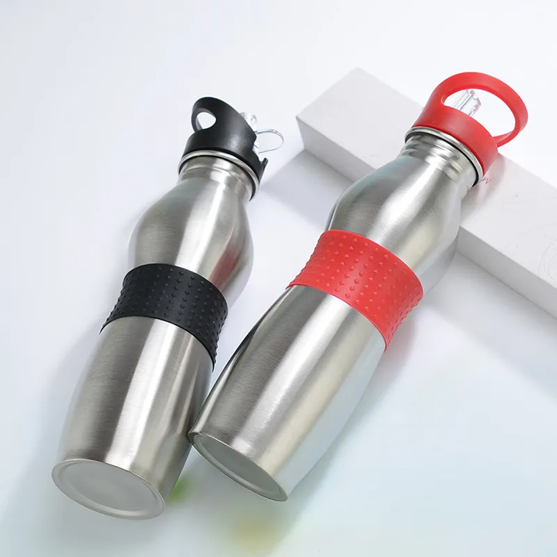 Portable Outdoor Sports Coca Water Bottle Stainless Steel Cola Shape Single Wall Water Bottle Sublimation Cola Bottles