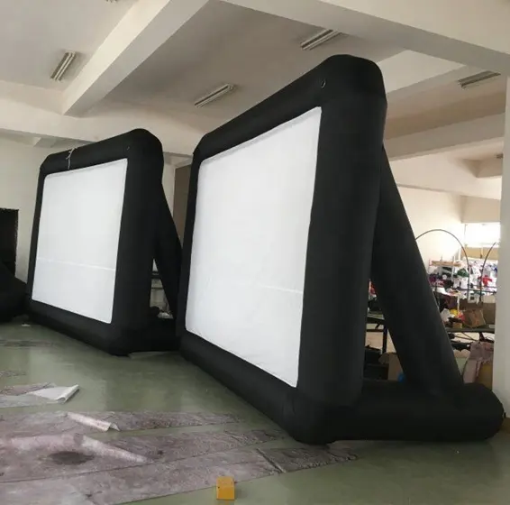 Bán Nóng Inflatable Movie Screen Ngoài Trời Inflatable Màn Hình Chiếu Cho Rạp Chiếu Phim