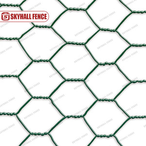Alambre de púas Hexagonal galvanizado, red de alambre de pollo, rollo de malla de alambre Hexagonal tejido para pollo, conejo, pato, aves de corral - Product Image 6
