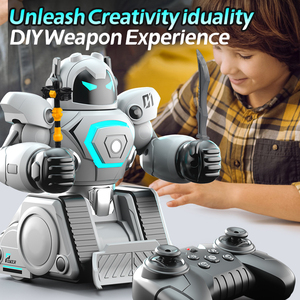 Interactive 2.4G Remote Control <strong>Fighting</strong> <strong>Robot</strong> with Light Music Double Football Boxing Battle Toy <strong>Robot</strong> for Kids - Product Image 2