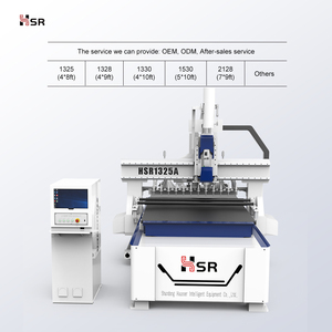 Hausser 1328 Atc Automatisches Laden und Entladen von Nesting Cnc Router Schneide maschine Holz fräser für die Herstellung von Schrank türen - Product Image 3