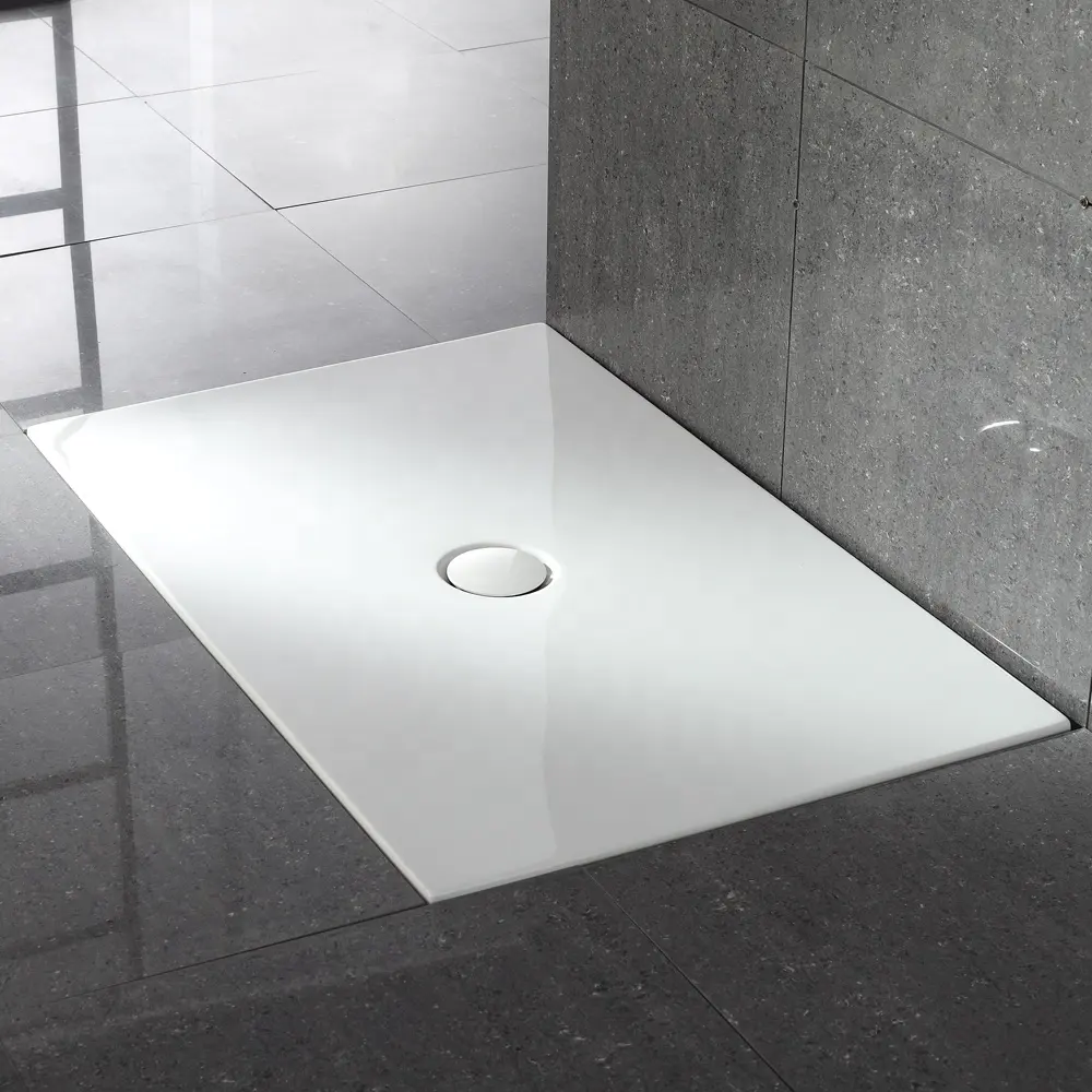 Custom fiberglass shower base acrylic shower tray