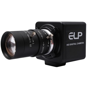 ELP 720P Webcam Manual Varifocal 5-50mm CS Mount Lens CMOS Sensor Computer <strong>Camera</strong> USB Webcam - Product Image 1