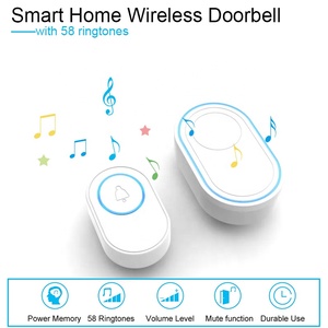 433Mhz图雅无线门铃报警系统5级音量可调家庭安全无线传感器 - Product Image 2