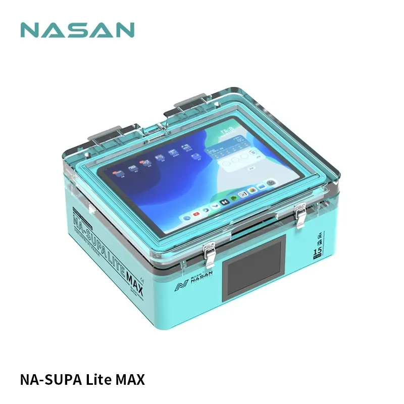 Nasan NA-SUPA Lite Max 12.9 inch chân không Laminate máy cho điện thoại Pad thông minh Đồng hồ màn hình cảm ứng tân trang túi khí Laminator