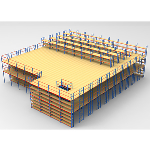 Q235B Stahl konstruktionen Multi Loft Industrie regal Rack Lagerung Lager regals ysteme Second Floor Mezzanine - Product Image 2