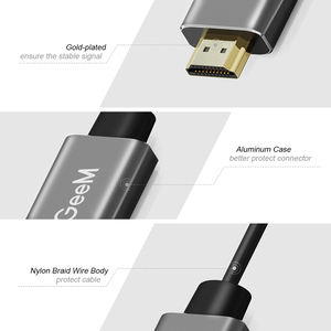 QGeeM <strong>HDMI</strong> Male to <strong>Mini</strong> <strong>DisplayPort</strong> Female Converter Adapter Cable 4K <strong>Mini</strong> DP Mirror Display Adaptor for PC Computer - Product Image 5