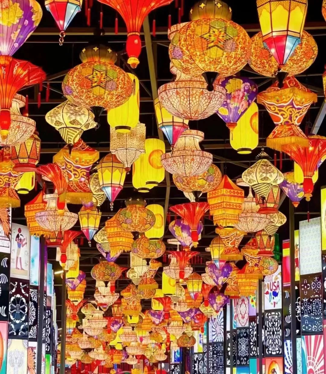 Luci cinesi del festival delle lanterne impermeabili all'aperto decorazioni del nuovo anno cinesi del nuovo anno 2024 prodotti luci