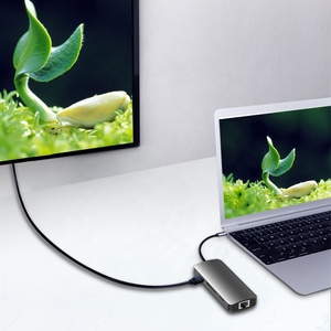 HUB USB a 64 porte 20 in 1Super velocità per trasferimento dati Multi porta adattatore alimentato Gigabit Ethernet RJ45 tipo c Hub 3.0 Usb - Product Image 4