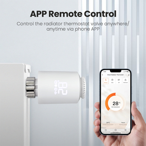 Avatto Tuya Smart Zigbee3.0 Trv termostato controlador de temperatura de calefacción de suelo Válvula de radiador termostática inteligente Digital - Product Image 3