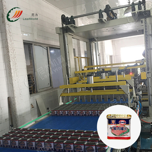 Apilador robot de brazo robótico, máquina de paletización profesional, línea de producción