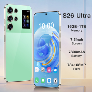 S26 Ultra 5G ponsel 2025 inci HD, ponsel pintar 7.3 inci 16GB + 1TB kartu ganda tidak terkunci Android 14.0 Deca Core versi Global bahasa Spanyol - Product Image 2