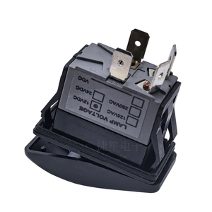 IP67 16a12vdc X5 loạt dpst 4P (on)-off Rocker không thấm nước chuyển đổi với ánh sáng màu xanh lá cây cho xe bus xe - Product Image 2