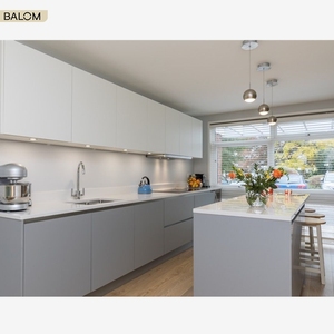 Phổ Biến Thiết Kế Màu Đen <span class=keywords><strong>Aristokraft</strong></span> Có Độ Bóng Cao Hàn Quốc Tủ Bếp Giá Cho Nhà Bếp - Product Image 4