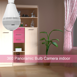 Cámara de seguridad inalámbrica con wifi, Bombilla panorámica de 360 grados con alarma de detección de movimiento, 2MP, 3MP, venta al por mayor de fábrica - Product Image 6
