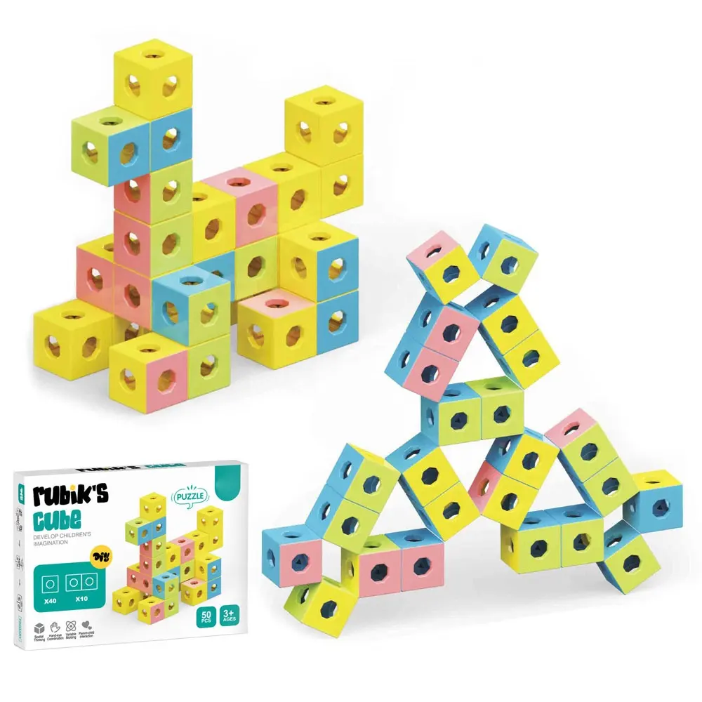 Infinitamente-bloques de construcción para niños, juguete de ladrillos coloridos con forma de caja cambiante, cubo mágico de rompecabezas de 3D Infinity, 2023