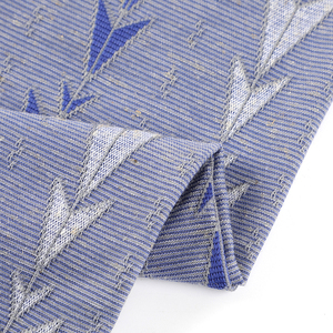 New 85% Polyester 10% Linen 5% Spandex Đan Vải Duy Nhất Jacquard Dệt Kim Vải Lanh Jacquard Nhuộm Vải Cho Phụ Nữ Quần Áo - Product Image 4