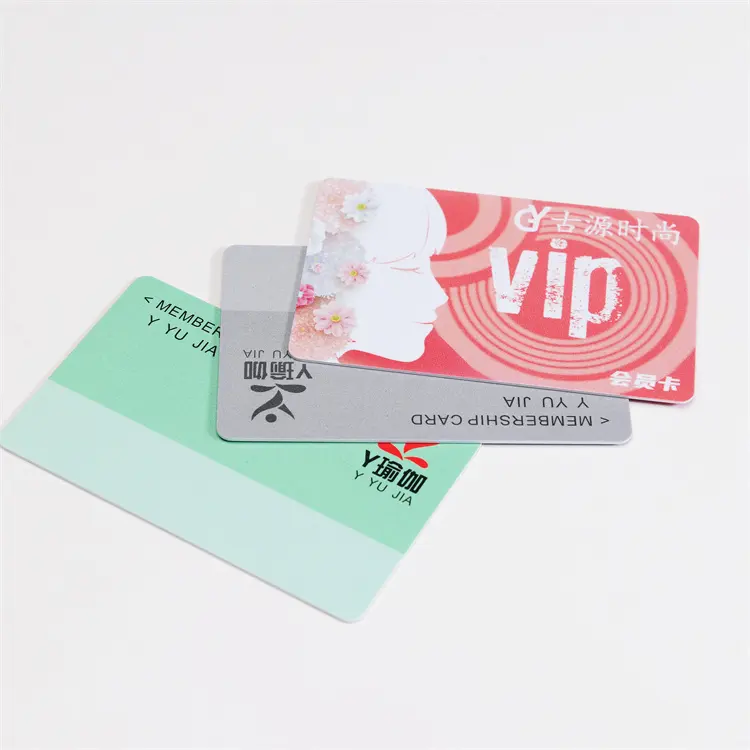 YTS PVC RFID NFC in plastica personalizzata codice a barre sconto tessera tessera VIP tessera