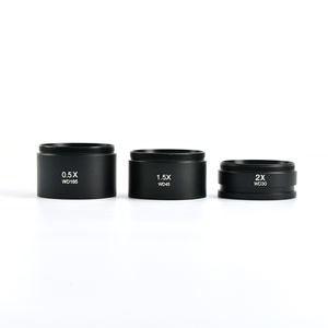 立体显微镜附件辅助物镜0.5X 1.5X 2X套件缩小透镜 - Product Image 1