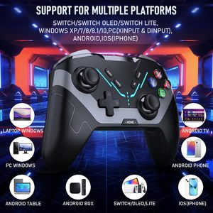 Mit Motion Sensing RGB PC Game Controller Spiel Joystick für Handy Wireless Switch Gamepad - Product Image 2