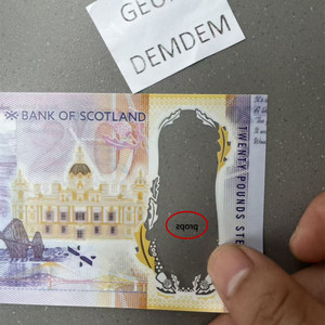 Chất lượng cao tùy chỉnh <span class=keywords><strong>Scottish</strong></span> Prop tiền <span class=keywords><strong>Scottish</strong></span> Polymer Prop tiền ngân hàng ghi chú siêu mỏng - Product Image 6