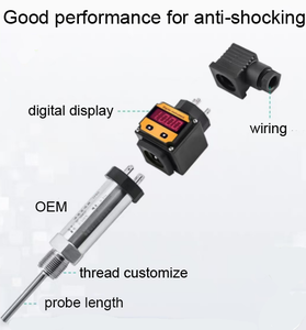 Transmisor de temperatura inteligente Pt100 de 3 cables con sensor LoRa Instrumentos de temperatura de personalización ODM compatibles con fábrica - Product Image 6