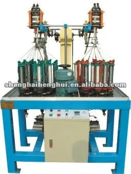 Henghui máquina trançada têxtil, máquina de trança de alta saída da velocidade da fábrica, venda direta