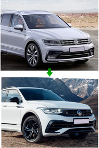 TIGUAN V-W-2017 dönüşüm kiti için 2020 için güncelleme 2021 r-line tarzı ön tampon (FACELIFT) - Product Image 5