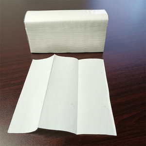 Branded Unbleached <strong>V</strong> Fold Paper Towel White Color Compostable Hand Towel Dispenser Interleaved <strong>Interfolded</strong> Tissue Paper Towel - Product Image 4