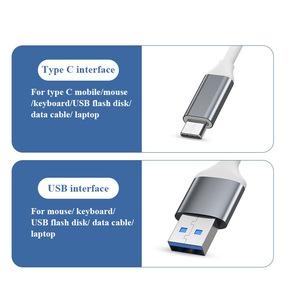 Klavye 2.0 Disk için 4 In 1 USB USB bellek dönüştürücü yüksek hızlı iletim tipi C Hub - Product Image 3