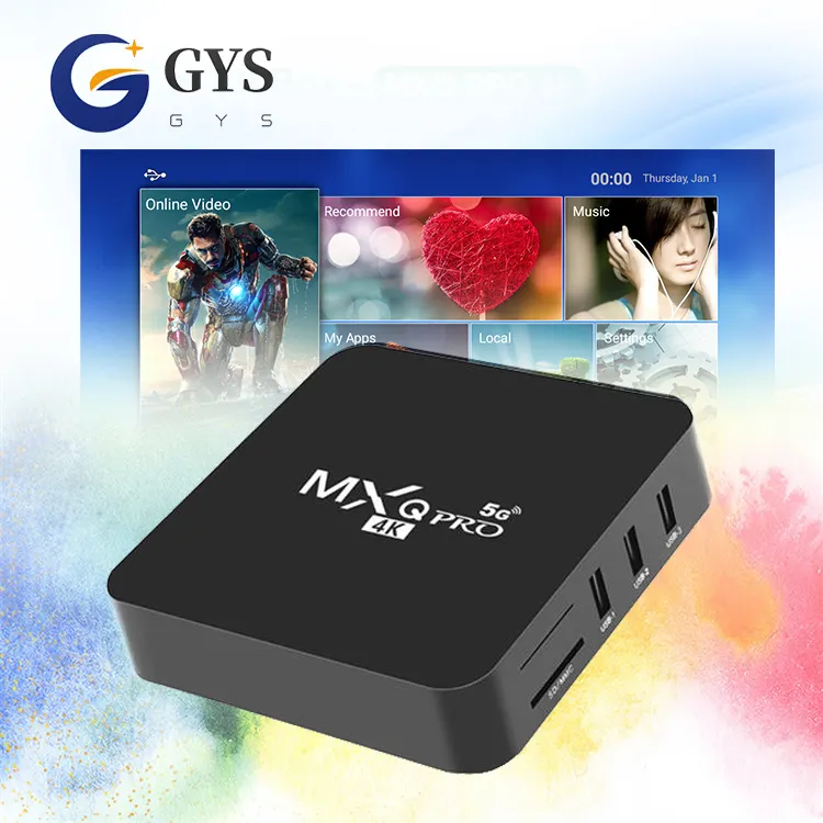 Dispositivo de TV inteligente R69 MXQ Pro, decodificador con Android 10, 4k, 5G, so, 1Gb, 8Gb, wifi