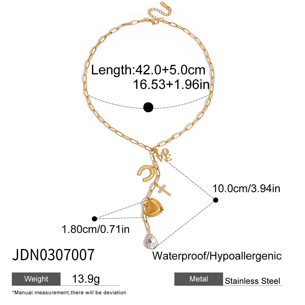 18k Gold JDN0307007