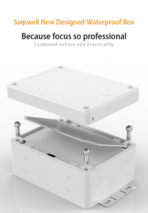 IP65 IK08 ABS/ PC hộp chống thấm nước với có thể khóa cho thiết bị đầu cuối phân phối và hộp điều khiển - Product Image 6