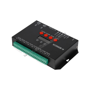 K-8000CK Digital DMX SPI Signal Controller 8-Ports mit SD-Karte Manuelle LED-Pixel Programmierung für die Lichts teuerung