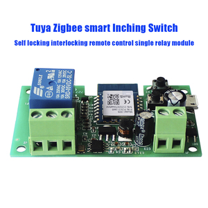 1CH RF Smart Switch 12V 24V 7-32V AC DC WIFI Tuya Fernbedienung Lichtsc halter 10A Relais Selbstsicher nde Verriegelung - Product Image 2