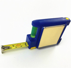 Thước đo băng nhựa đa chức năng mang theo bút và ghi chú dán có thể được viết và đo - Product Image 3