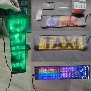 Smartphone-Steuerung Weiche LED-Anzeige Flexible Remote-LED-Fenster anzeige LED-Bildschirm