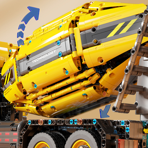 Modelo de Control remoto eléctrico T4005, bloques de construcción de automóviles de plástico para niños, juguete de simulación educativo para juegos de ingeniería - Product Image 3