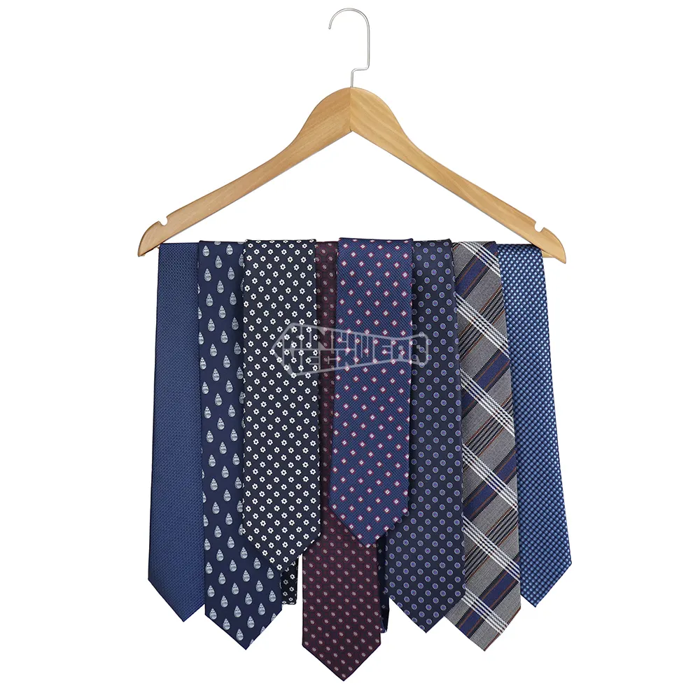 Xinli Neckwear Cravatte Di Seta realizzati a mano blu Navy da uomo floreale Cravatte da collo per uomo d'affari personalizzati