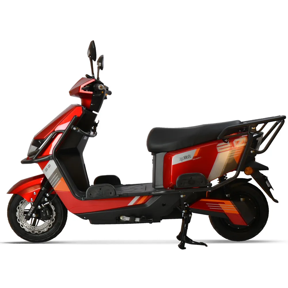 Neues Design Lange Lebensdauer Hoch geschwindigkeit 60 km/h 1200W Elektro-Moped-Sportrad-Motorrad