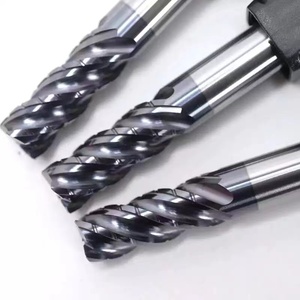 4-flüt uç freze CNC Metal döküm için 4mm Altin Shank ile kesici toplam uzunluk 50mm OEM ODM - Product Image 1