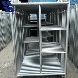 Sistema de andamio de montaje rápido Andamio de marco de acero para construcción con escalera y sistema de instalación rápida - Product Image 4