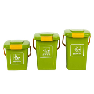 Dayanıklı gri plastik oda çöp kutusu küçük boy çöp kutusu kağıt çöp kutusu salıncak kapaklı - Product Image 3