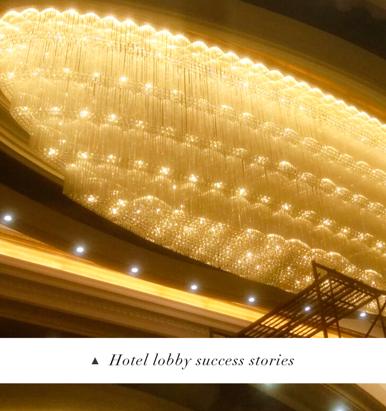 Guzhen factory customize chandelier modern luxury large for hotel lobby and restaurant with 3 years warranty