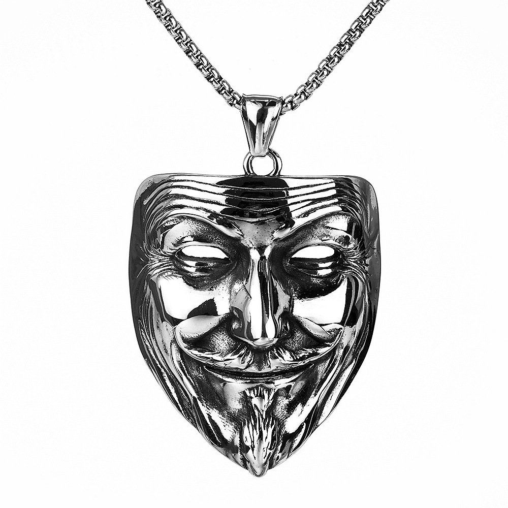 02506 Couleur Acier - Pendentif Simple
