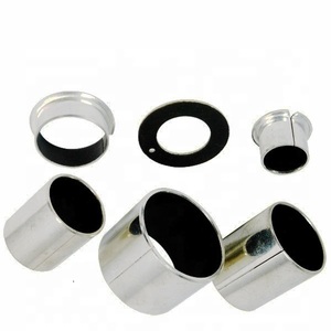 Buje de bomba de engranajes de alta calidad, rodamiento compuesto de polímero de Metal, casquillo de acero de bronce PTFE