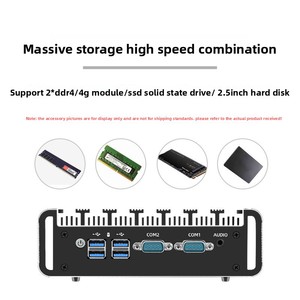 Linux ile endüstriyel kontrol Mini masaüstü bilgisayar Core I5 Mini ev sahibi kullanılan Intel işlemci oyun iş için Pfsense OS - Product Image 3